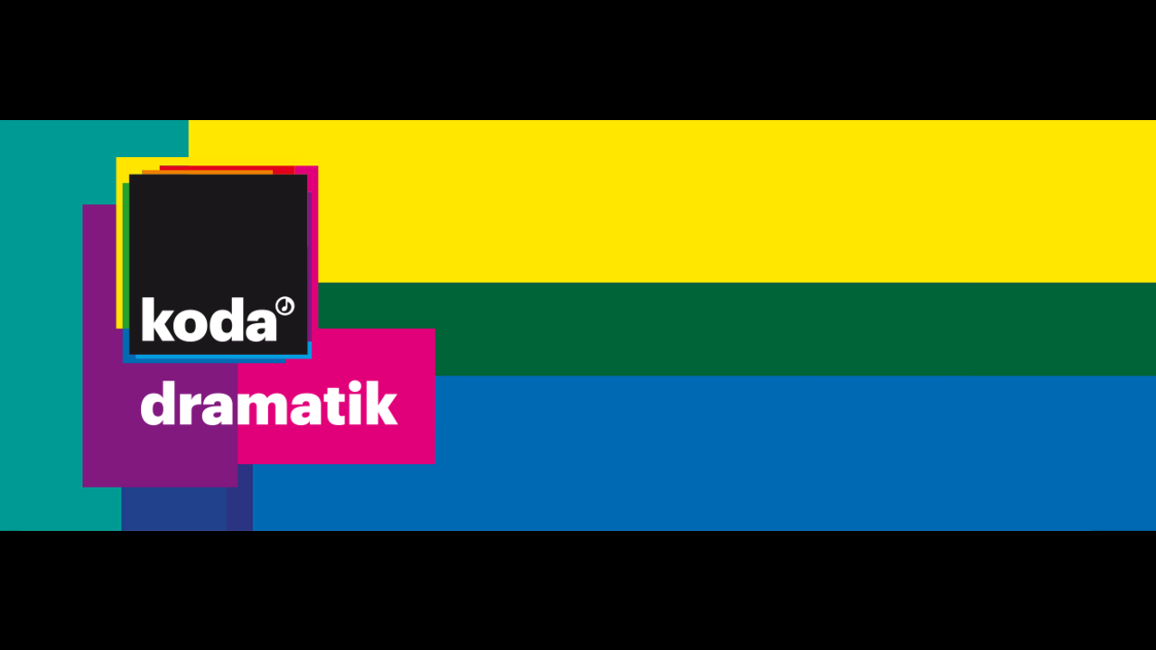Logoet for Koda Dramatik yder støtte til organisationen.