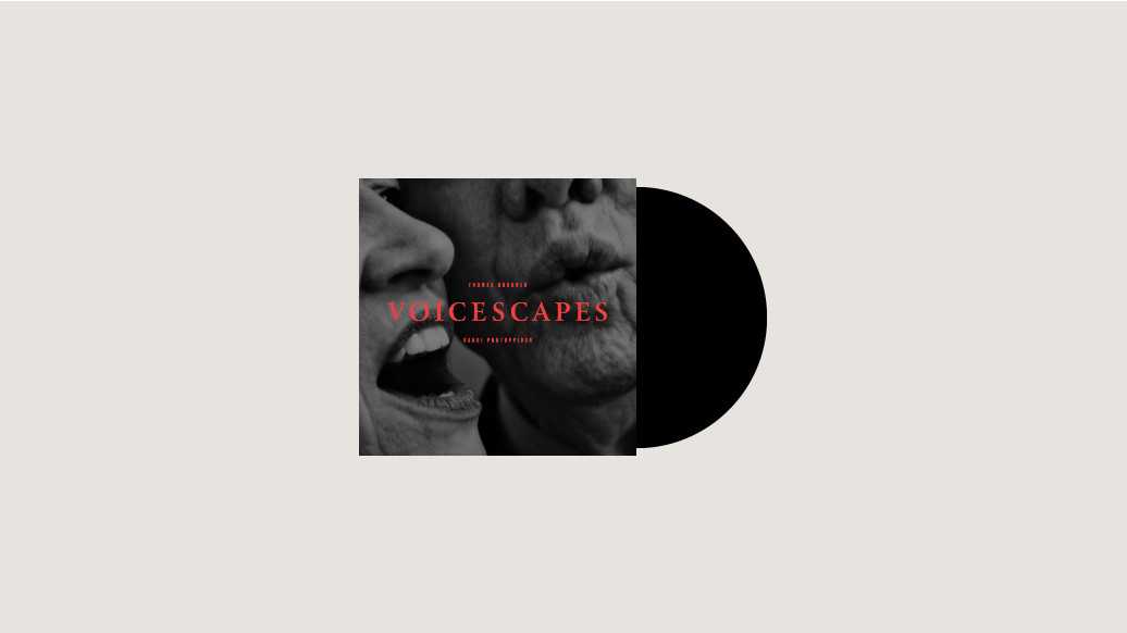 Coveret til en cd med ordene facescapes og Voicescapes på.