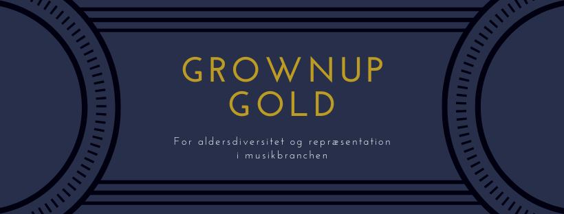 En blå baggrund med ordene GrownUp Gold.