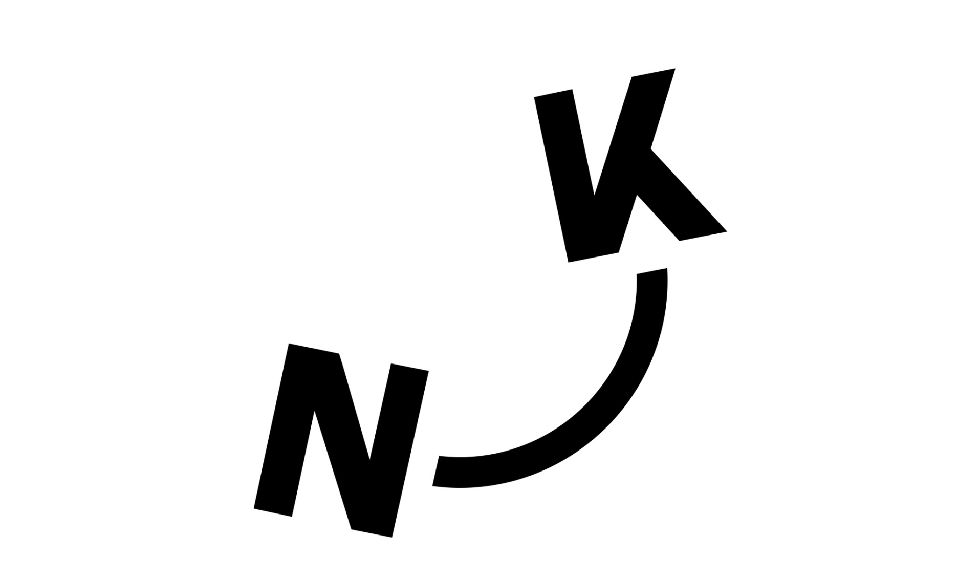 Et sort/hvidt billede af bogstavet k med projektstøtte fra Nordisk Kulturfond.